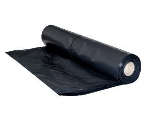 FOLIA CZARNA POD WYLEWKI Z ATESTEM 100m² (4mx25m) 0,2