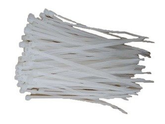 OPASKA ZACISKOWA 300mmx3,6mm biała 100szt.